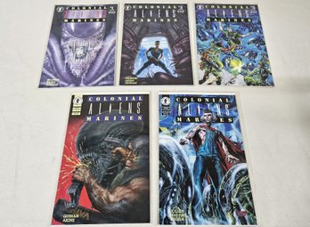 1990's Dark Horse Comics Aliens Colonial Marines Ten-Issue Comic Book Set Group- ~10 Pieces