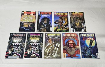 Assorted Misc. 1990's Dark Horse Comics Predator Comic Books Group- ~9 Pieces