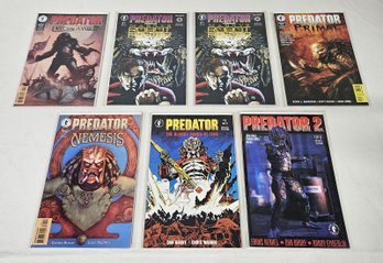 Assorted 1990's Dark Horse Comics Predator Two-Issue Comic Book Sets Group- ~14 Pieces