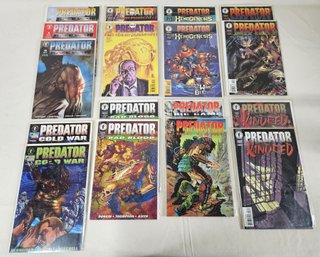 Assorted 1990's Dark Horse Comics Predator Four-Issue Comic Books Sets Group- ~33 Pieces