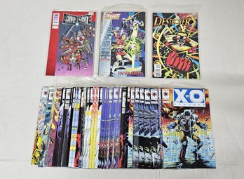 Assorted 1990's Valiant Graphic Novels & Comic Book Multiples Group- ~41 Pieces