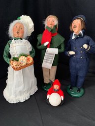 Assorted Byers Choice Carolers Mrs. Claus & Others Group- ~4 Pieces