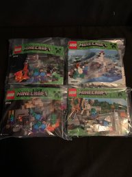 Assorted Retired Lego Minecraft Complete Sets Group- ~4 Sets