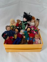 Assorted Kathe Kruse & Other Dollhouse Dolls Group- ~21 Pieces
