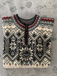 Dale Of Norway Dale Classic Norge 1/4 Zip Sweater- Size Large