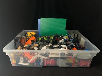Assorted Misc. Bulk Lego Bricks, Parts, & Base Plates Group- ~12lbs.