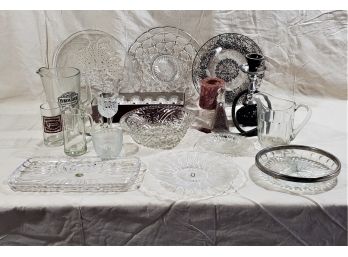 Assorted Misc. Clear Glassware- 19 Pieces