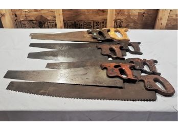 Vintage Wood Handle Steel Handsaws (7)