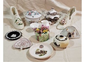 Assortment Of Antique, Vintage, & Modern Collectible Limoges & China- 12 Pieces