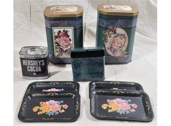 Assortment Of Collectible Tins- 8 Pieces