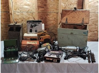 Vintage Power Tool Lot-13 Pieces