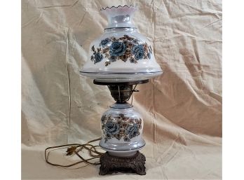 Vintage Electric Hurricane 'GWTW' Parlor Table Lamp