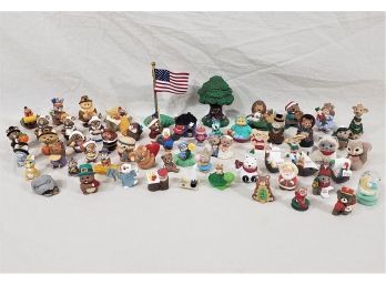 Collectible Hallmark Merry Miniatures Figurines Group- ~59 Pieces