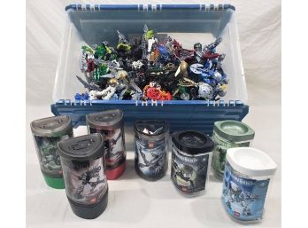 Assorted Lego Bionicle & Hero Factory Misc. Bulk Parts Group- ~9lbs.