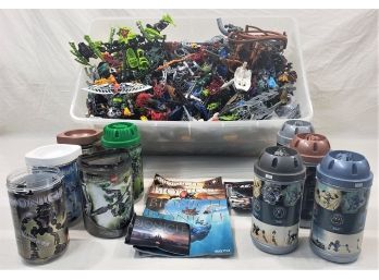 Assorted Lego Bionicle & Hero Factory Misc. Bulk Parts & Accessories Group- ~22lbs.