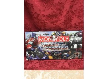 Monopoly Trans Formers Collectors Edition