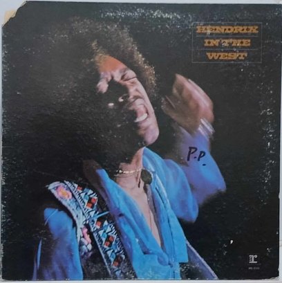 1ST YEAR 1972 RELEASE JIMI HENDRIX-HENDRIX IN THE WEST VINYL RECORD MS 2049 REPRISE RECORDS