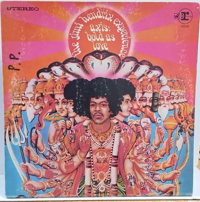 1970 REISSUE JIMI HENDRIX EXPERIENCE-AXIS: BOLD AS LOVE GATEFOLD VINYL RECORD RS 6281 REPRISE RECORDS.