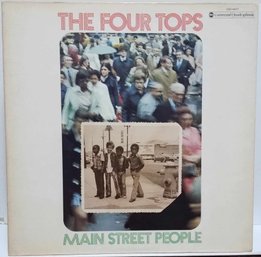 1974 RELEASE THE FOUR TOPS-MAIN STREET PEOPLE GATEFOLD VINYL RECORD CQD-40012 ABC COMMAND QUADRAPHONICRECORDS