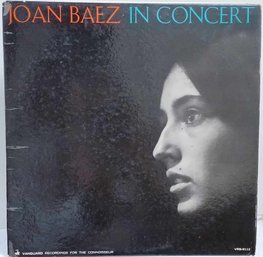 1ST YEAR 1962 RELEASE JOAN BAEZ IN CONCERT VINYL RECORD VRS 9112 VANGUARD RECORDS-READ DESCRIPTION