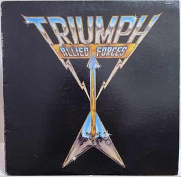 1981 RELEASE TRIUMPH-ALLIED FORCES VINYL RECORD AFL1-3902 RCA VICTOR RECORDS