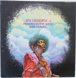 1977 FRANCE IMPORT REISSUE JIMI HENDRIX-HENDRIX IN THE WEST/WAR HEROES GF VINYL LP SET 80 587/588
