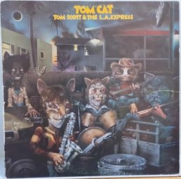 1ST YEAR 1975 RELEASE TOM SCOTT AND THE L.A EXPRESS-TOM CAT VINYL RECORD SP-77029 ODE RECORDS
