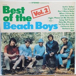 1ST PRESSING 1967 RELEASE THE BEACH BOYS-THE BEST OF THE BEACH BOYS VOL. 2 VINYL LP DT 502706 CAPITOL RECORDS