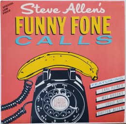 1983 REISSUE STEVE ALLEN-FUNNY FONE CALLS VINYL RECORD 422 811 366 1 M-1 CASABLANCA RECORDS
