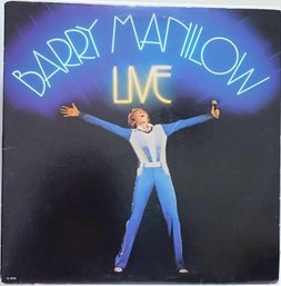 1ST YEAR 1977 BARRY MANILOW LIVE GATEFOLD 2X VINYL RECORD SET AL 8500 ARISTA RECORDS