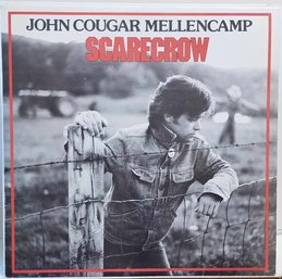 1985 RELEASE JOHN COUGAR MELLENCAMP-SCARECROW VINYL RECORD 422-824 865-1 M-1 RIVA RECORDS