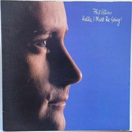 1986 RELEASE PHIL COLLINS HELLO, I MUST BE GOING VINYL RECORD 80035-1 ATLANTIC RECORDS
