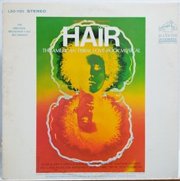 1ST YEAR 1970 REISSUE HAIR THE AMERICAN TRIBAL LOVE-ROCK MUSICAL VINYL RECORD LSO 1150 RCA VICTOR RECORDS