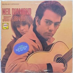 IST PRESSING 1967 RELEASE NEIL DIAMOND-JUST FOR YOU VINYL RECORD BLPS-217 BANG RECORDS