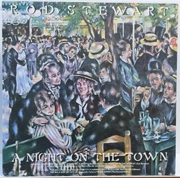 IST YEAR 1976 RELEASE ROD STEWART-A NIGHT ON THE TOWN VINYL RECORD BS 2938 WARNER BROS RECORDS