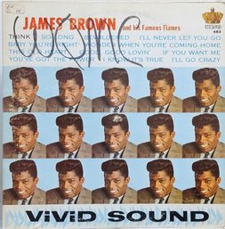WOW! 1ST PRESSING 1961 RELEASE JAMES BROWN AND THE FAMOUS FLAMES-THINK VINYL RECORD 683 KING RECORDS