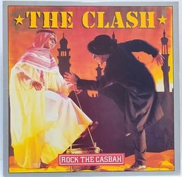 1ST YEAR 1982 THE CLASH-ROCK THE CASBAH 12' 33 1/2 RPM SINGLE VINYL RECORD 49-03144 EPIC RECORDS