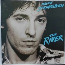 1ST YEAR 1980 RELEASE BRUCE SPRINGSTEEN-THE RIVER VINYL RECORD PC2 36854 COLUMBIA RECORD.