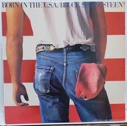 1979 REISSUE BRUCE SPRINGSTEEN-BORN IN THE U.S.A VINYL RECORD JC 35318 COLUMBIA RECORDS QC 38