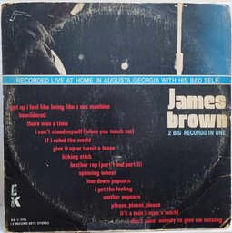 1ST YEAR 1970 RELEASE JAMES BROWN-LIVE IN AUGUSTA GEORGIA 2X VINYL RECORD SET KS-7-115 KING RECORDS