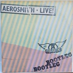 IST YEAR 1978 RELEASE AEROSMITH-LIVE BOOTLEG GATEFOLD 2X VINYL RECORD SET PC2 35564 COLUMBIA RECORDS