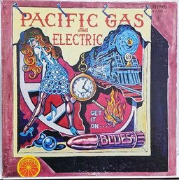 1969 REISSUE PACIFIC GAS AND ELECTRIC GATEFOLD VINYL RECORD BO 701 BRIGHT ORANGE RECORDS