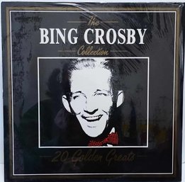 MINT SEALED ONLY YEAR 1985 ITALY RELEASE BING CROSBY 20 GOLDEN GREATS VINYL RECORD DVLP 2027 DEJA VU RECORDS