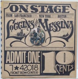 1974 RELEASE LOGGINS AND MESSINSA ON STAGE 2X VINYL RECORD SET PG 32848 COLUMBIA RECORDS