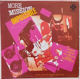 IST YEAR 1969 RELEASE LALO SCHIFRIN MORE MISSION IMPOSSIBLE VINYL RECORD ST-1620 PARAMOUNT RECORDS
