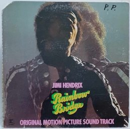1ST YEAR 1971 RELEASE JIMI HENDRIX-RAINBOW BRIDGE ORIGINAL MOTION PICTURE SOUNDTRACK VINYL RECORD MS 2040