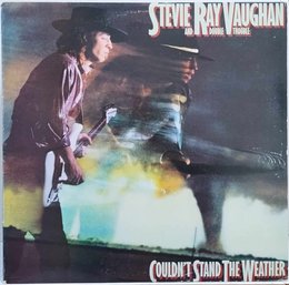 1ST YEAR 1983 RELEASE STEVIE RAY VAUGHN AND DOUBLE TROUBLE-COULDN'T STAND THE WEATHER VINYL RECORD