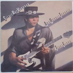 1ST YEAR 1983 RELEASE STEVIE RAY VAUGHN AND DOUBLE TROUBLE-TEXAS FLOOD VINYL RECORD BFE 38734 EPIC RECORDS