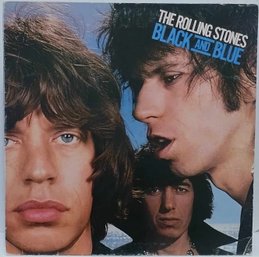 IST YEAR 1976 RELEASE THE ROLLING STONES-BLACK AND BLUE GATEFOLD VINYL RECORD COC 79104 ROLLING STONES RECORDS