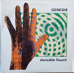IST YEAR 1986 GENESIS-INVISIBLE TOUCH VINYL RECORD 81641-1-E ATLANTIC RECORDS
